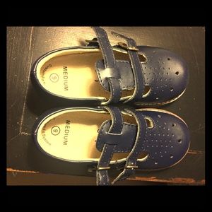 FootMates navy blue dress shoe toddler size 9